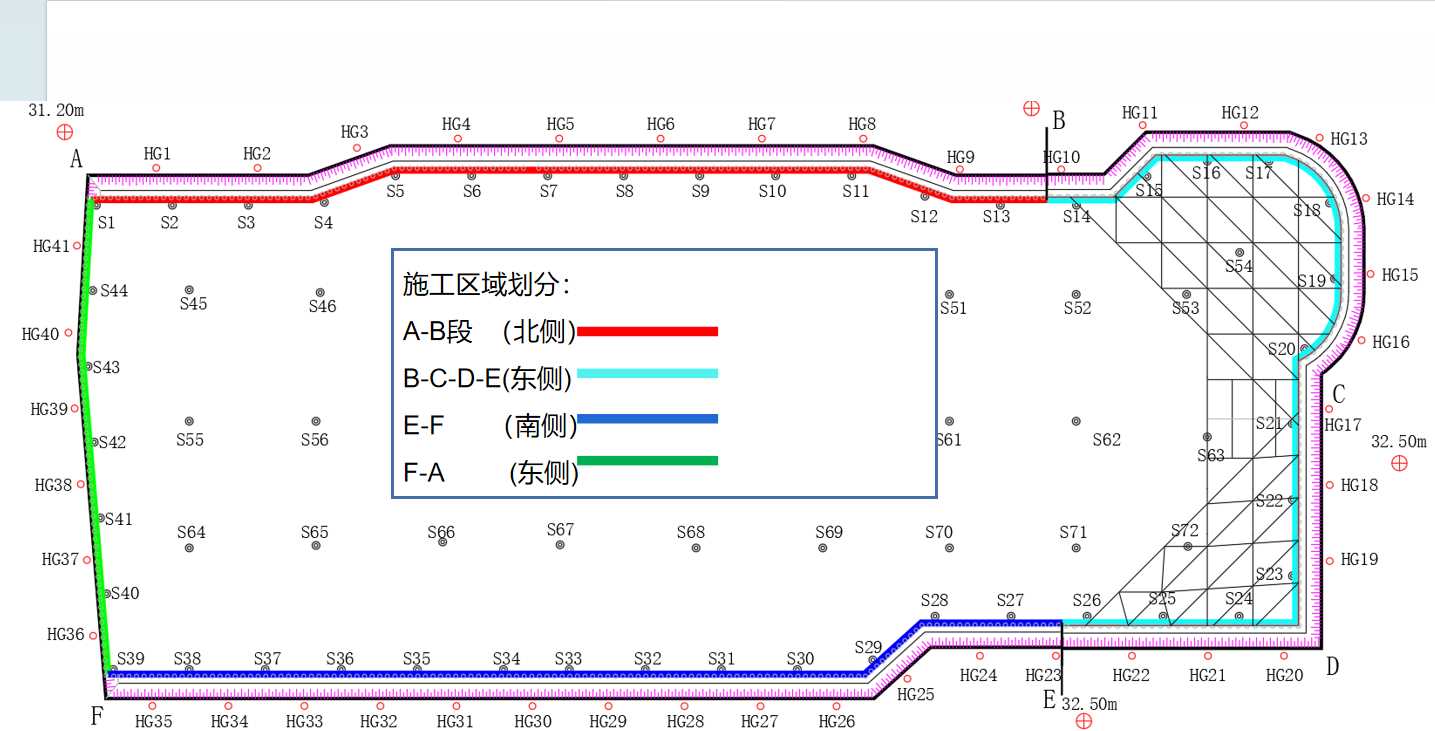 青岛胶南基坑支护设计