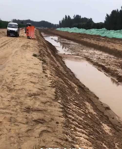 青岛胶南河道降水